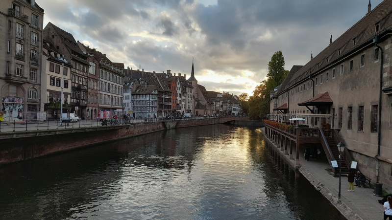 Bild einer Straß in Straßburg