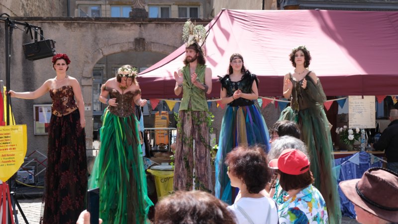 Photo de fête médiévale à Semur-en-Auxois