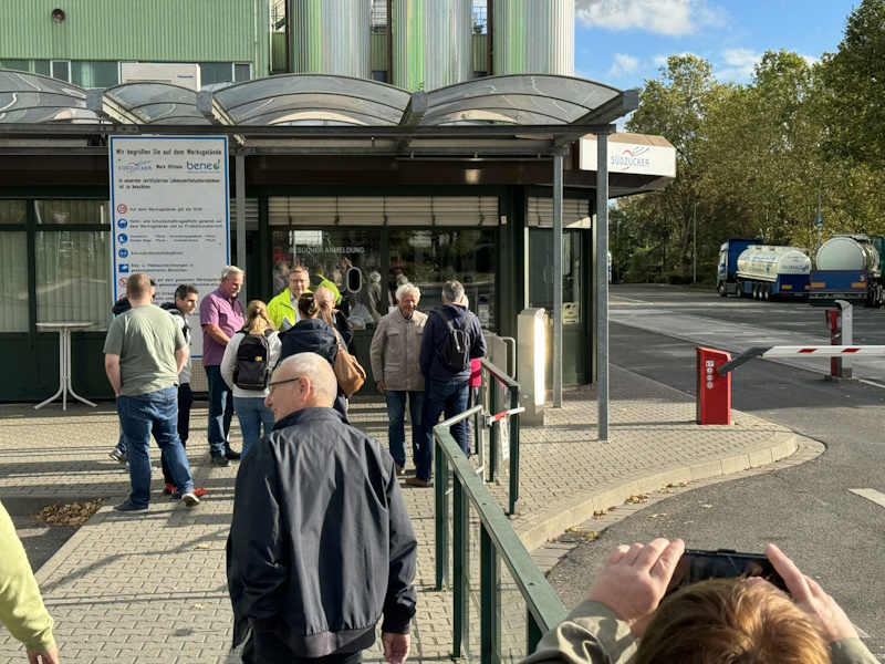 Bild vom Besuch der Zuckerfabrik